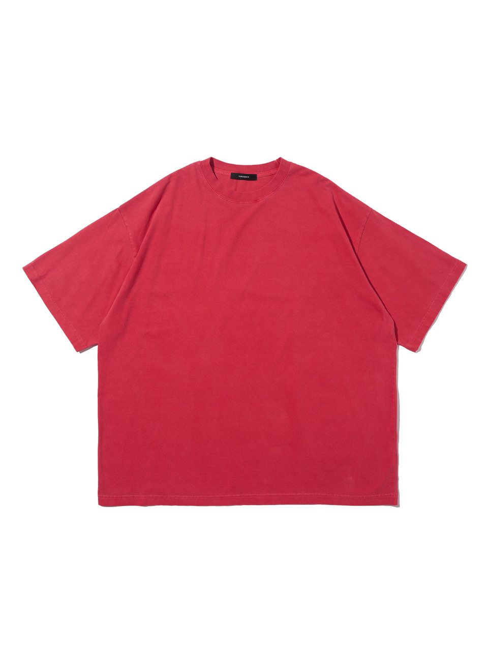 PIGMENT OVER BOX SHORT SLEEVE (RED)