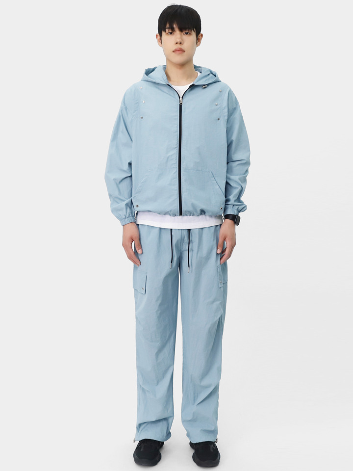 남자 바람막이 카고팬츠 셋업 트레이닝 세트 SFAR003