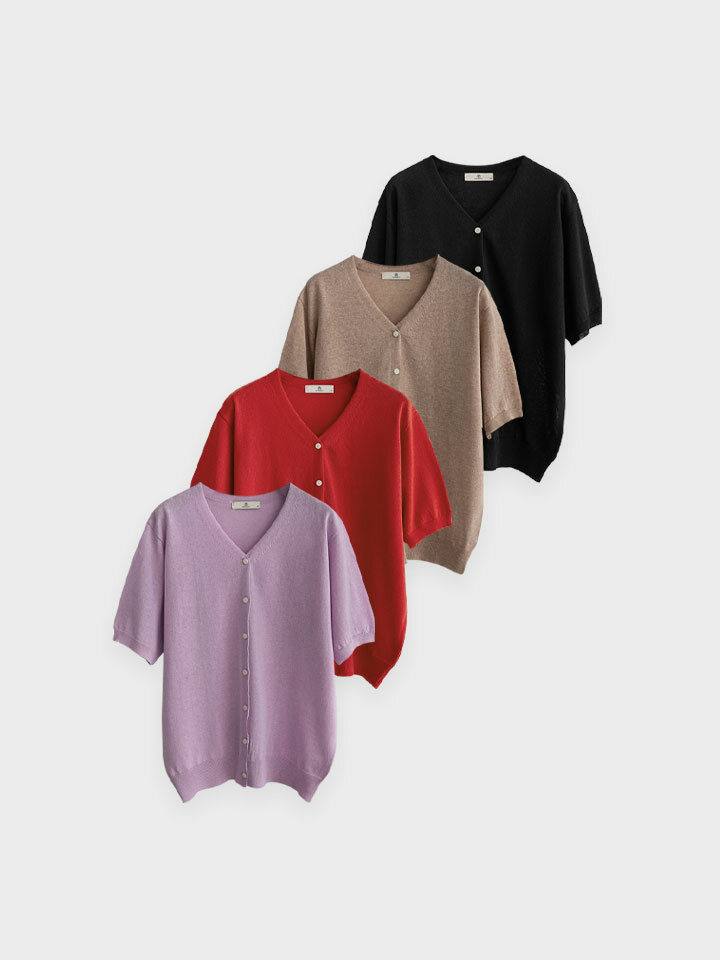 A. 데이브 린넨 가디건[가디건D0226H03] 빅사이즈