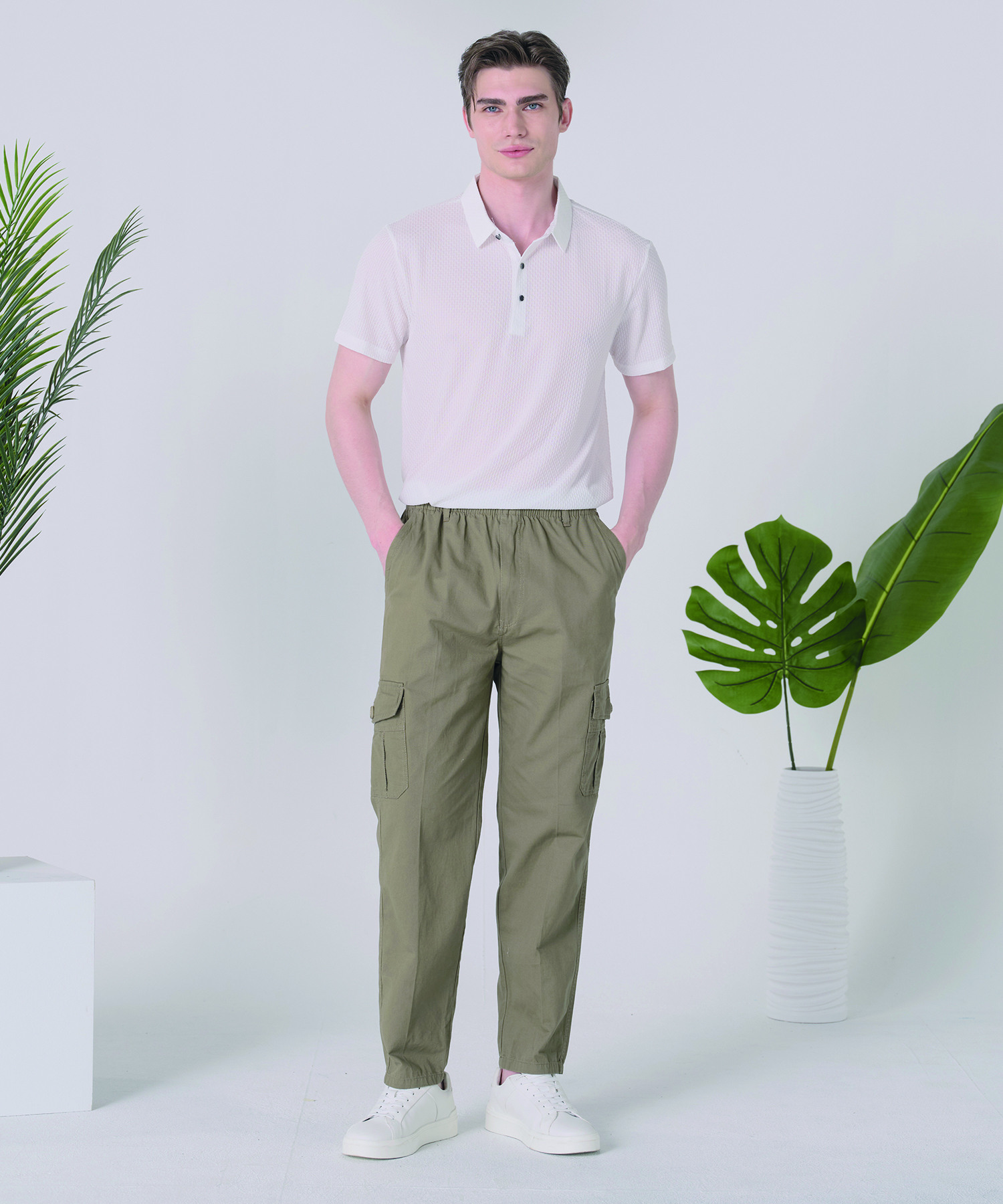 남성 컴포터블 카고 팬츠 1종