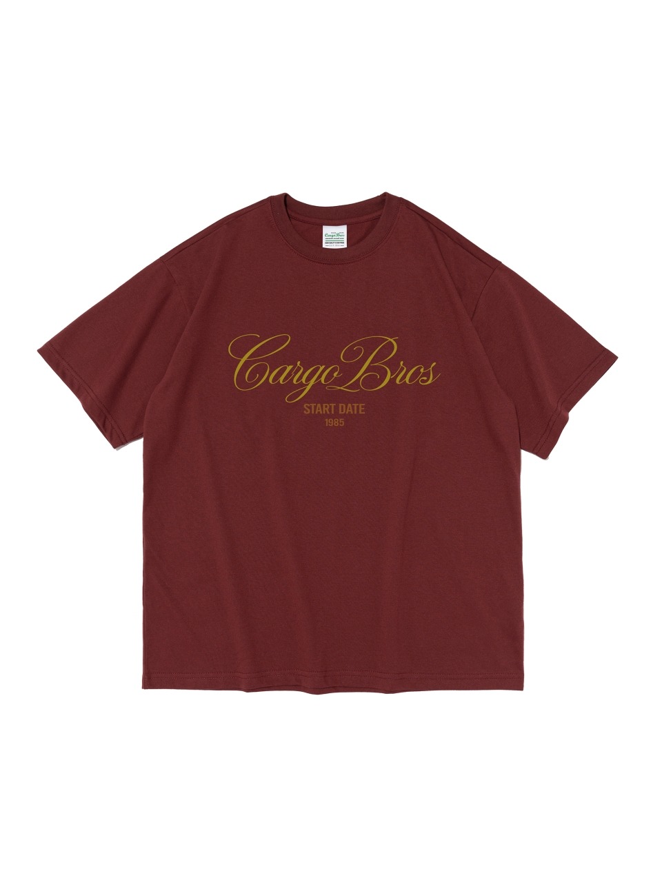 1985 BROS SHORT SLEEVE T-SHIRT (WINE)