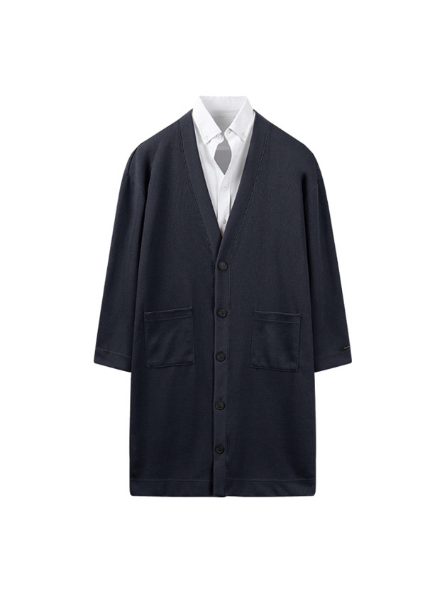 빅 오버핏 롱 가디건 MDL1308