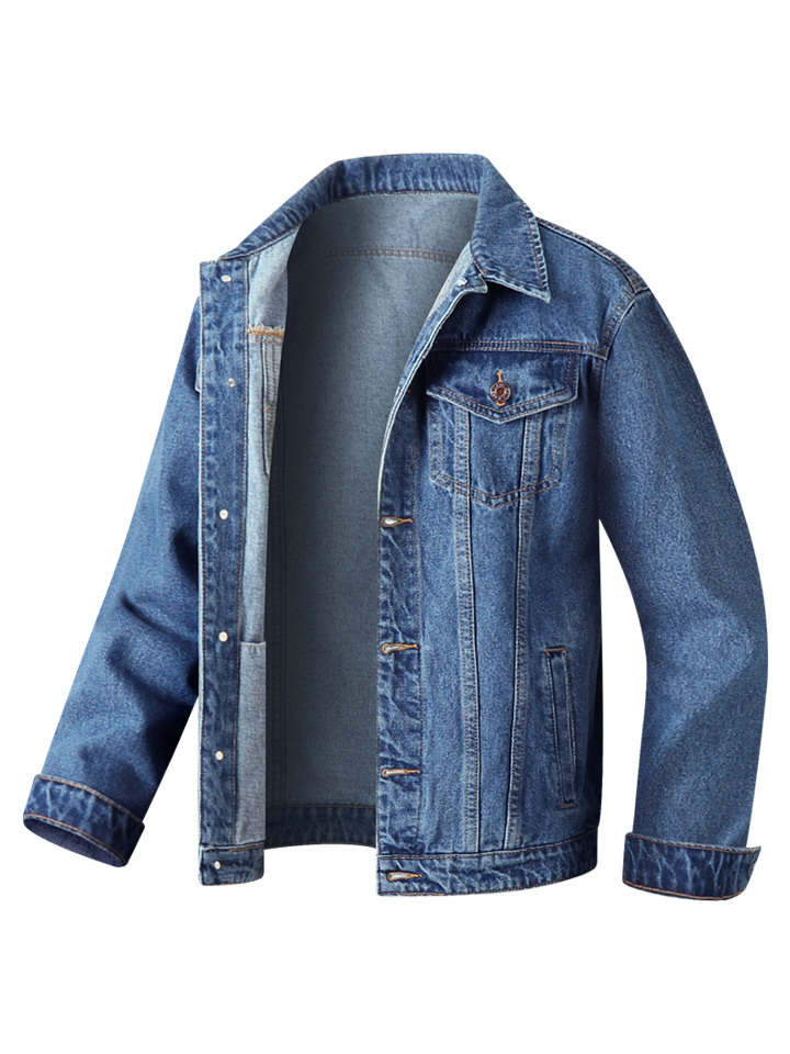 스탠다드핏 데님 자켓 HA-1016 CAN1001