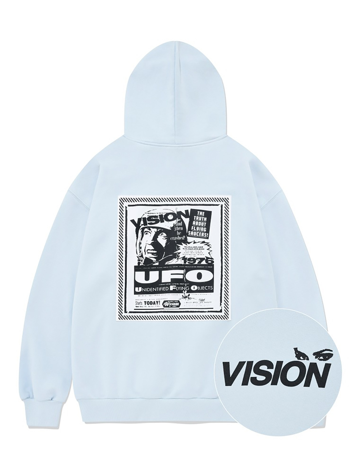 VSW UFO Hoodie Sky Blue_VS2301HD04SB