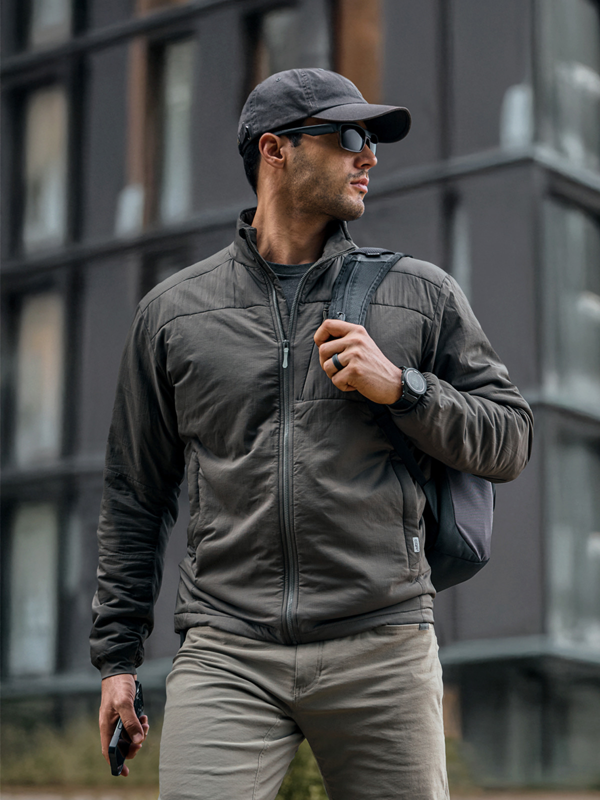 아웃도어 워크 경량 패딩 자켓