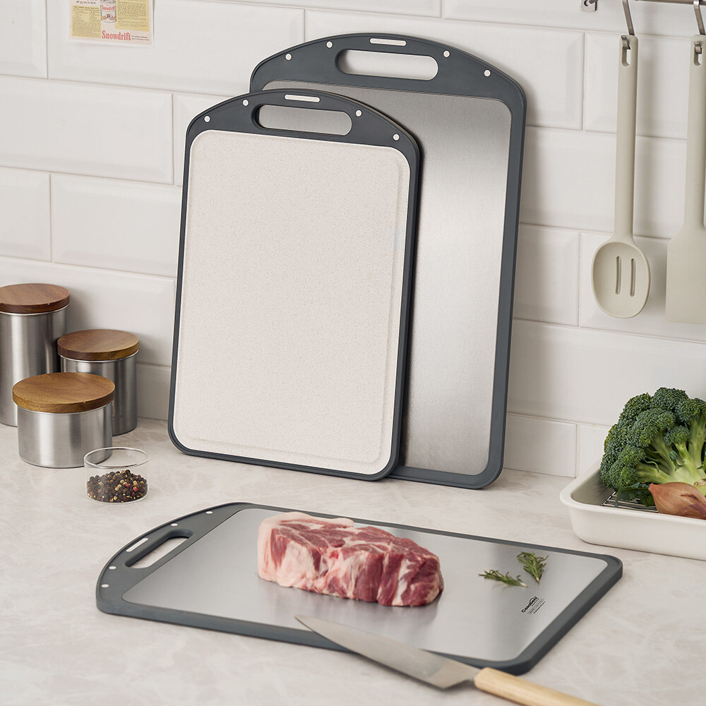 스텐 304 양면 도마 시리즈 육류 생선 위생도마
