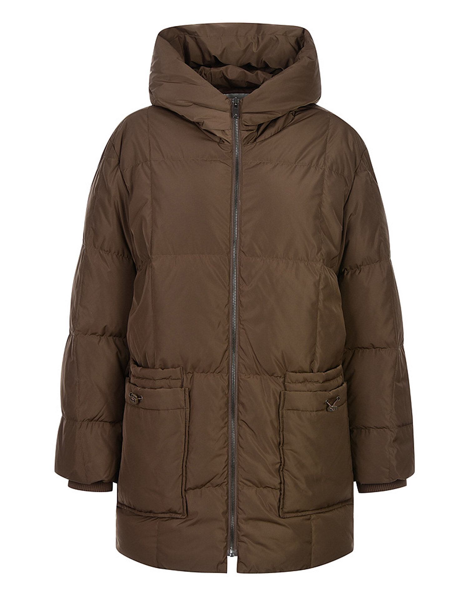 더블포켓 후드 덕다운 점퍼_M22NMPD55P0