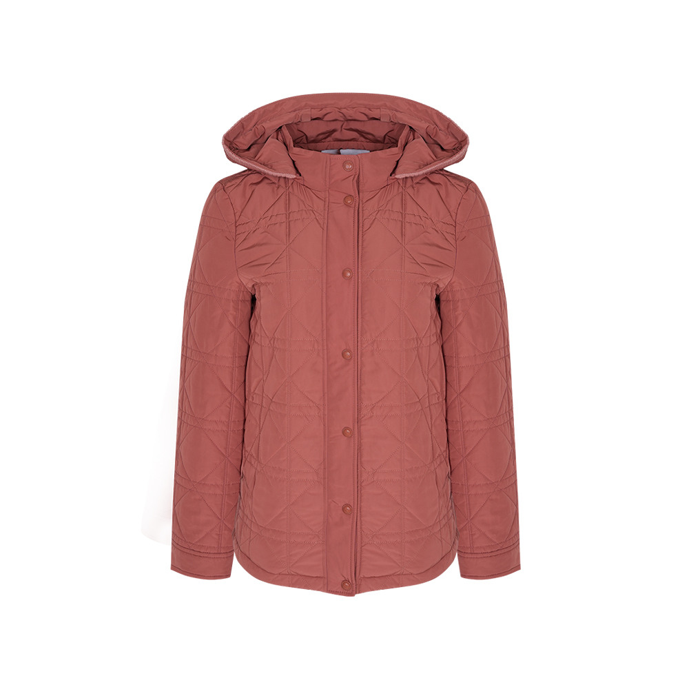 사각·다이아 퀼팅 탈부착 후드 패딩_CLDWPD102