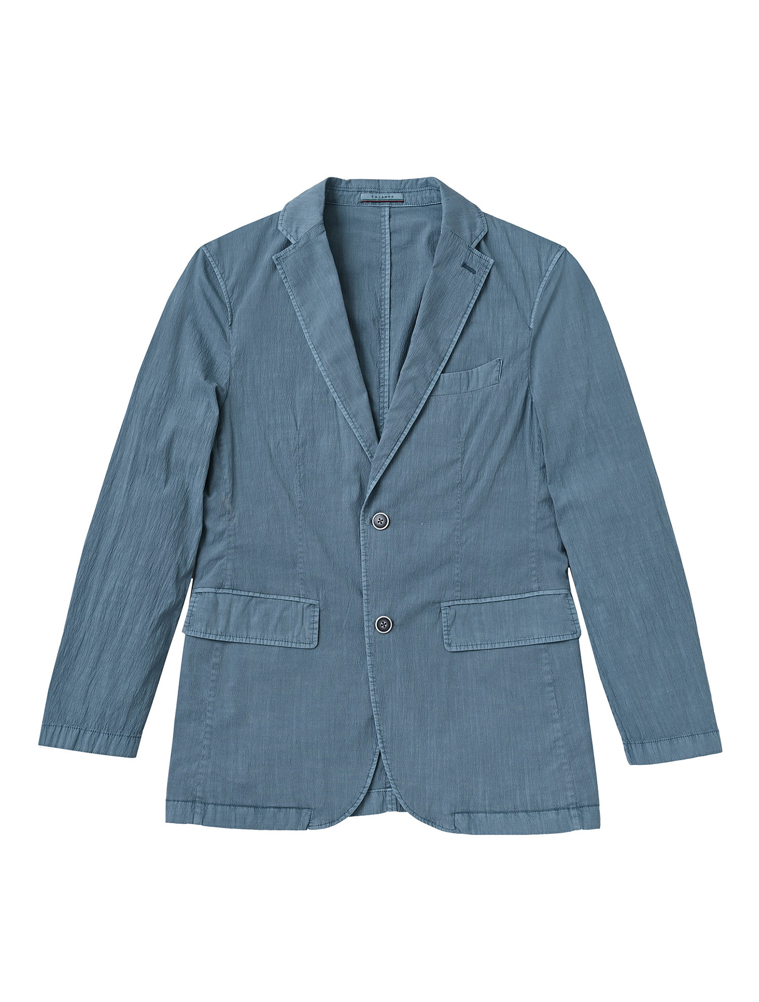 남성 여름 면 나일론 다잉 자켓 블루 (AM0DJK25243)