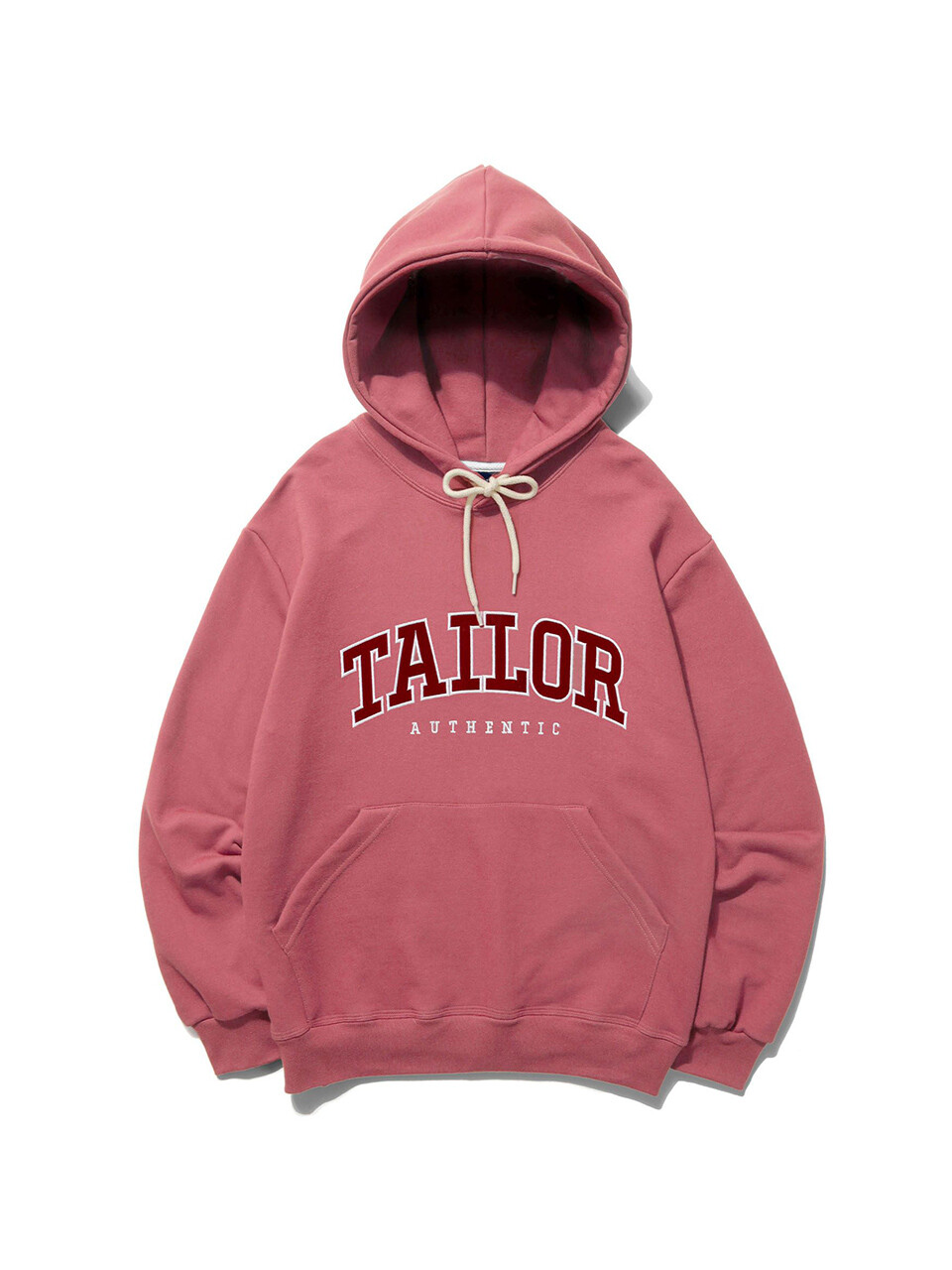 [기모/NO기모] 엔비엘 로고 후드 (인디핑크)