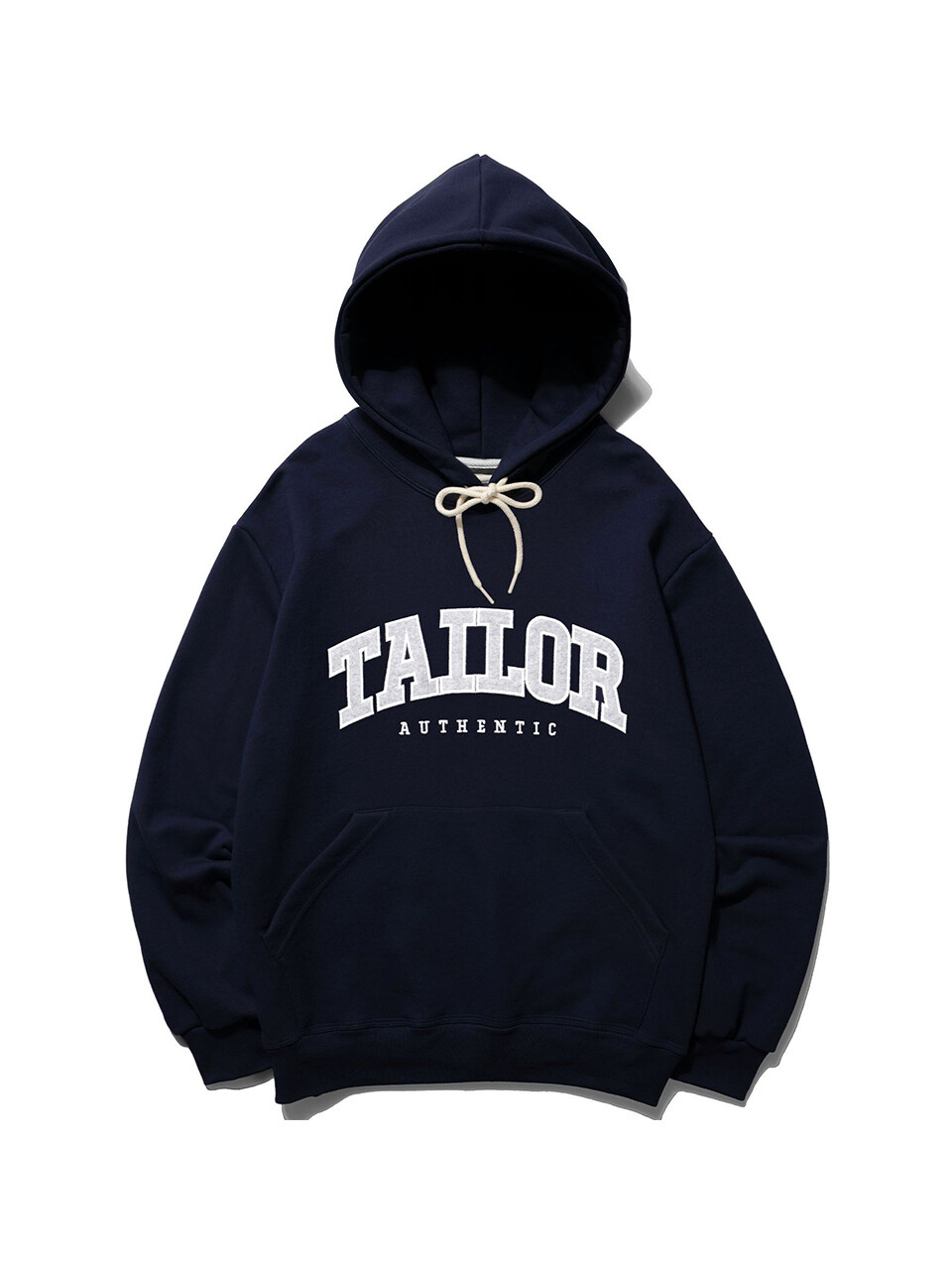 [기모/NO기모] 엔비엘 로고 후드 (딥네이비)