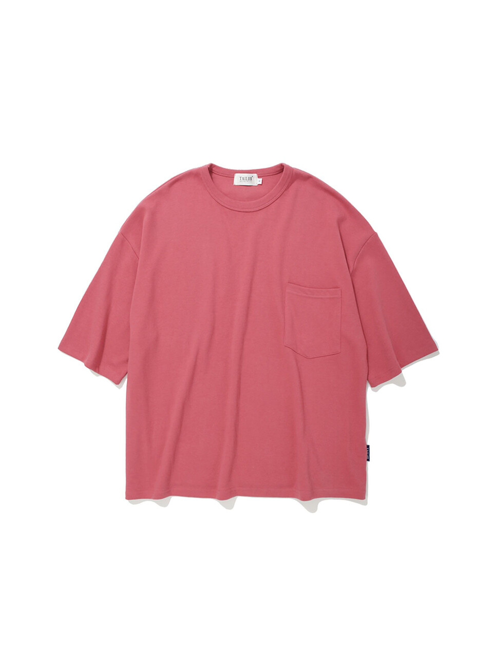 7부 오버핏 스탠다드 티셔츠 (브릭)