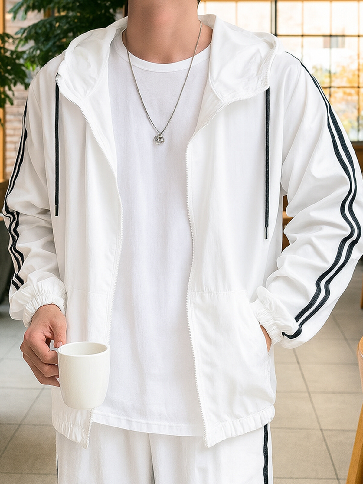 [2PACK] 러닝 후드 바람막이 (2color)