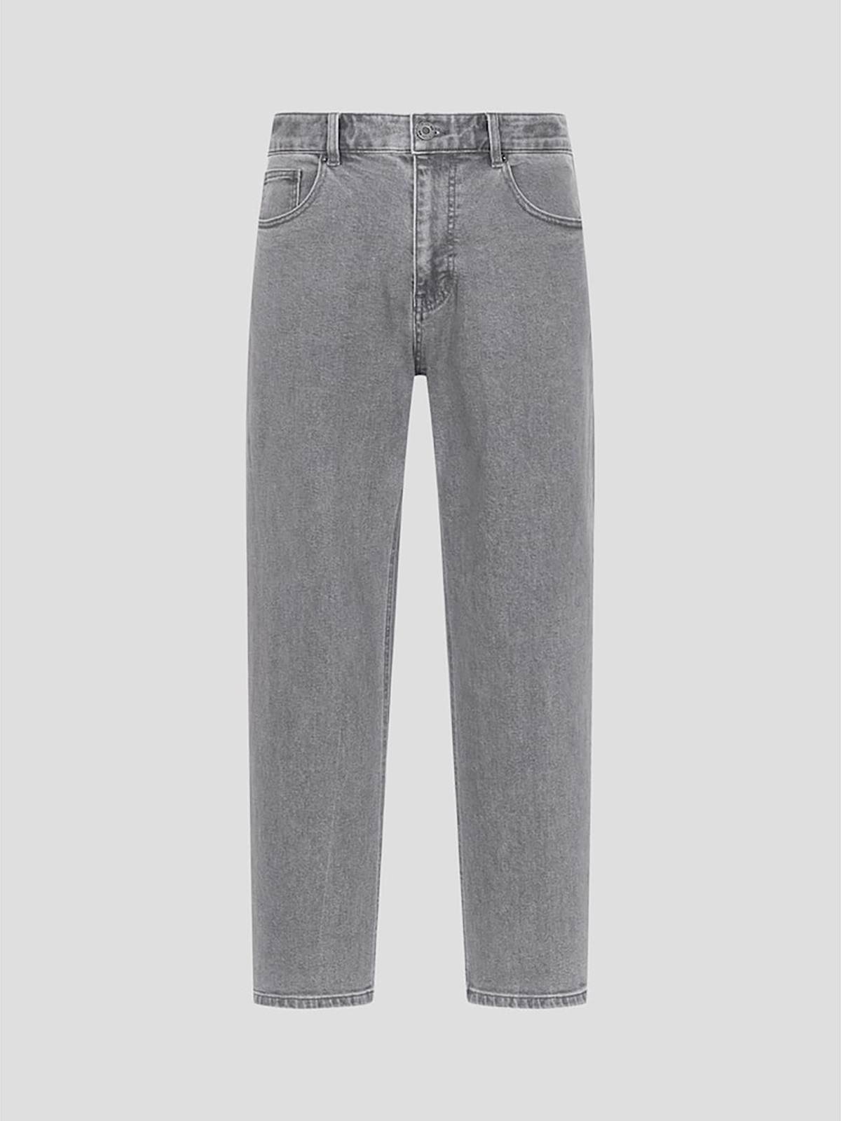 ATLAS 릴렉스드핏 데님 팬츠  그레이