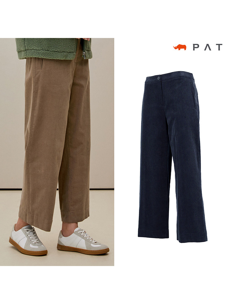 코듀로이 기모 와이드 팬츠_QI81602