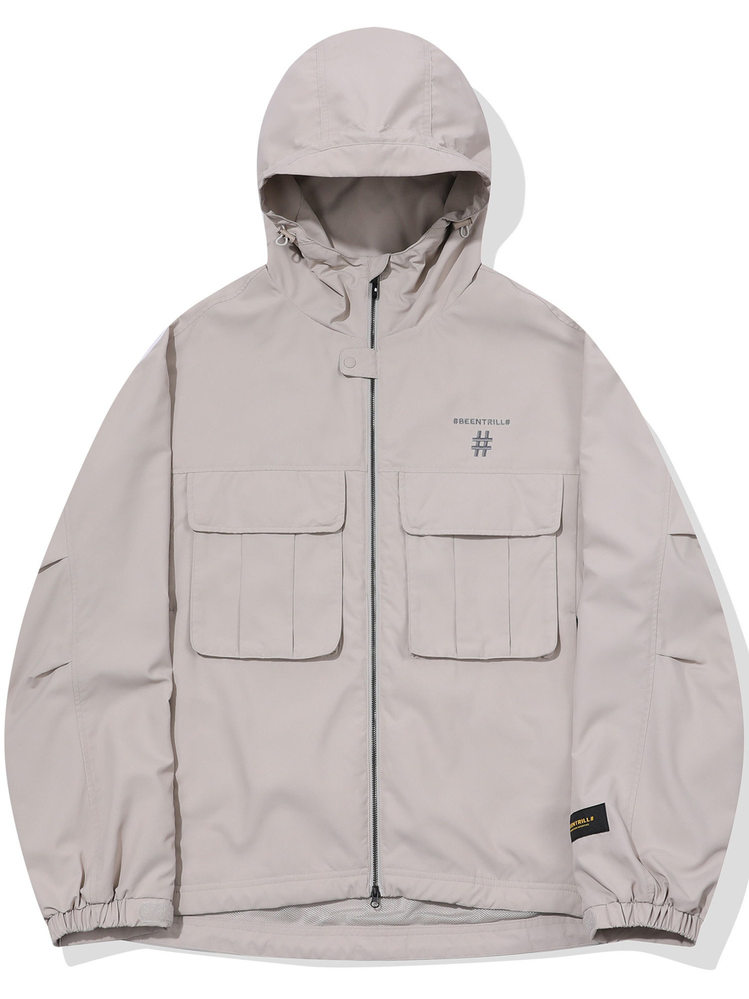 고프 포켓 윈드브레이커(라이트 베이지)_BA251JP001LE