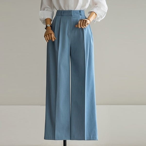 A. angel 투핀턱 데님 슬랙스[팬츠C0227Q90]