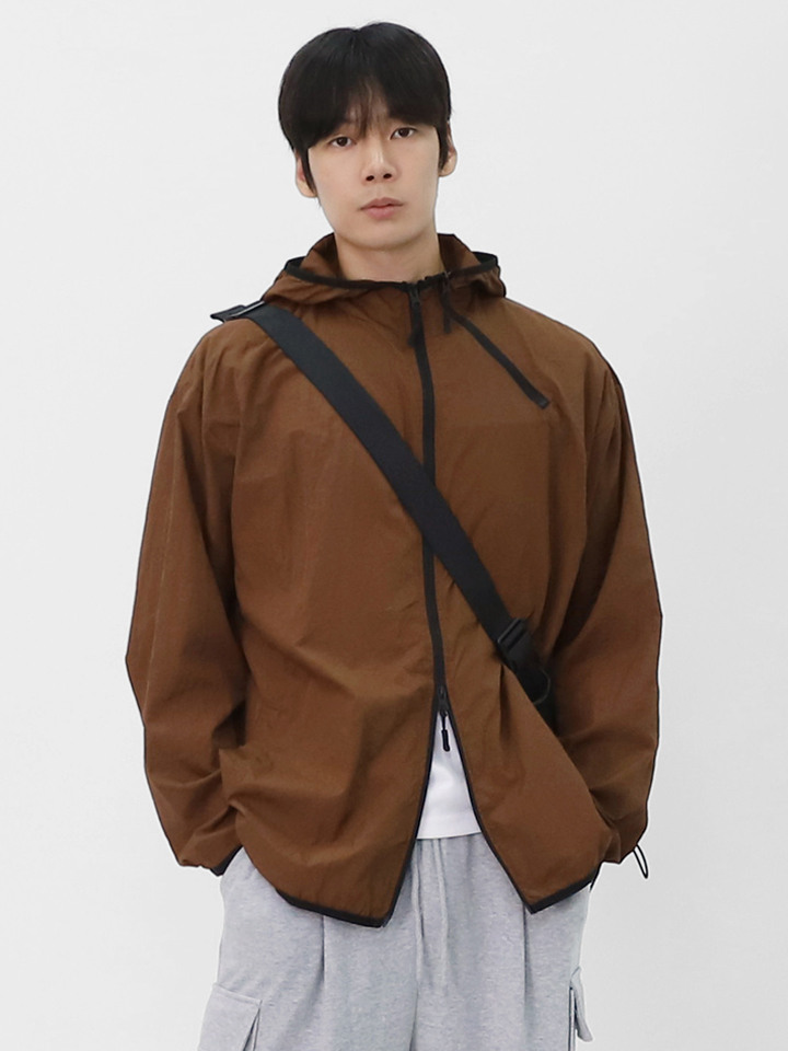 남성 윈드브레이커 후드 바람막이 집업아우터 가벼운 런닝자켓 BBAU001