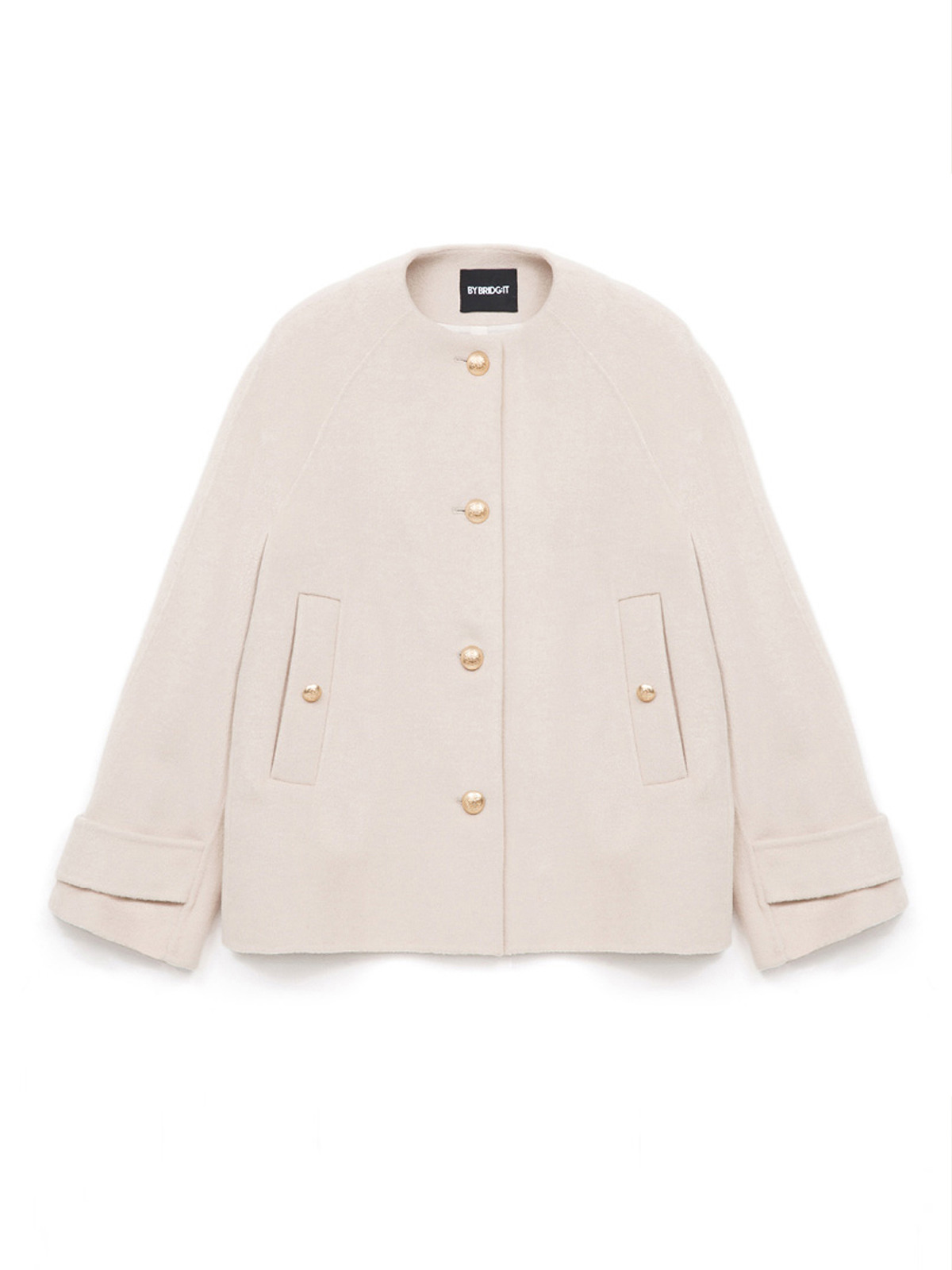 울 블렌디드 핸드메이드 숏코트 4종택1