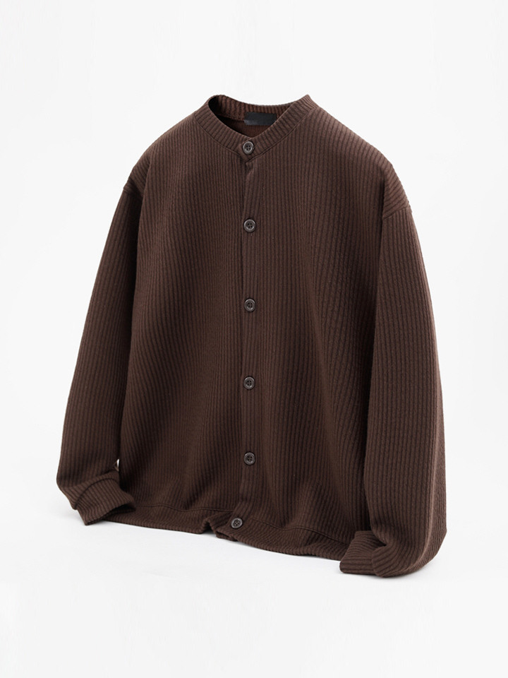 클래식 오버핏 U넥 코듀로이 가디건 HA-1001 MMO1001
