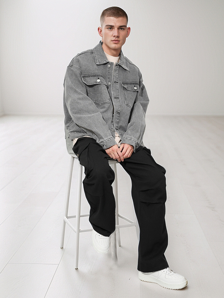 워싱 데님 자켓 HA-1294 MON1055