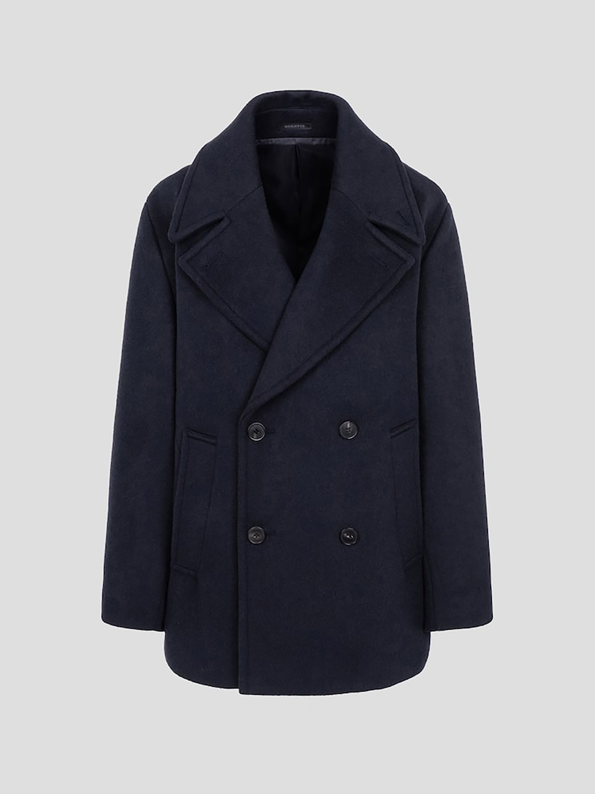 [SMART4有] 울혼방 피코트  네이비