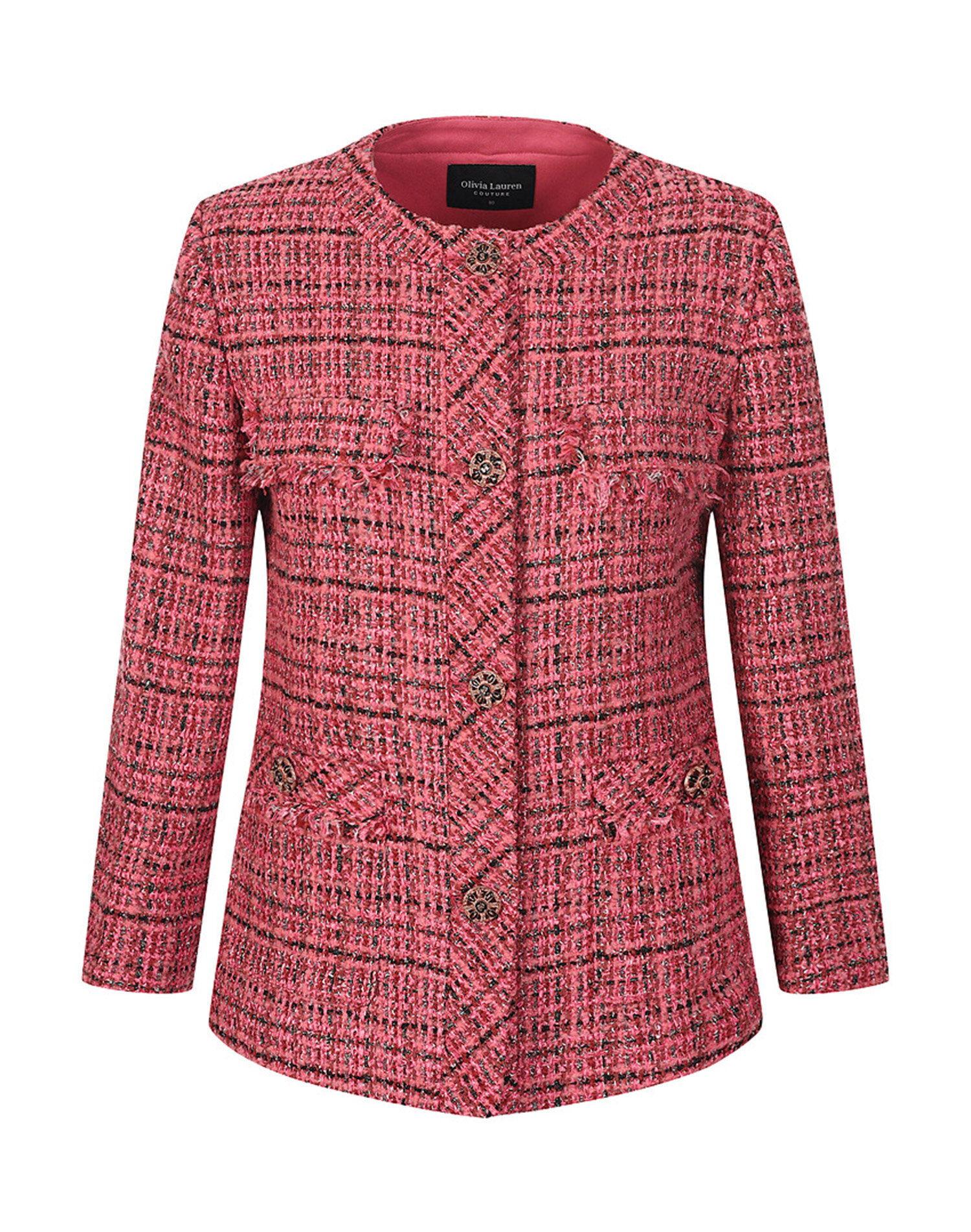 라운드 트위드 자켓_VORFU3F8381