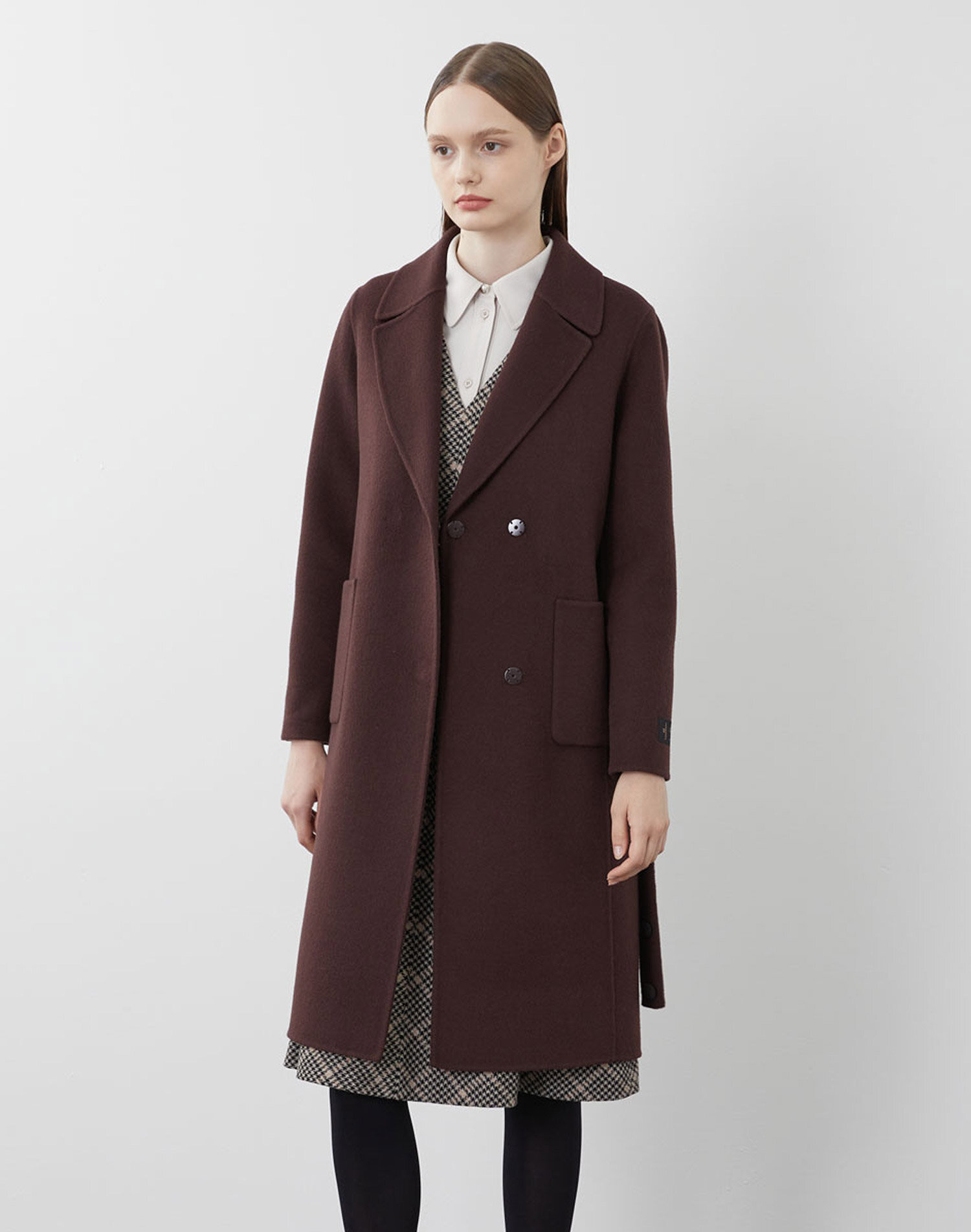 세미더블 롱 코트_VOPEA3WA311