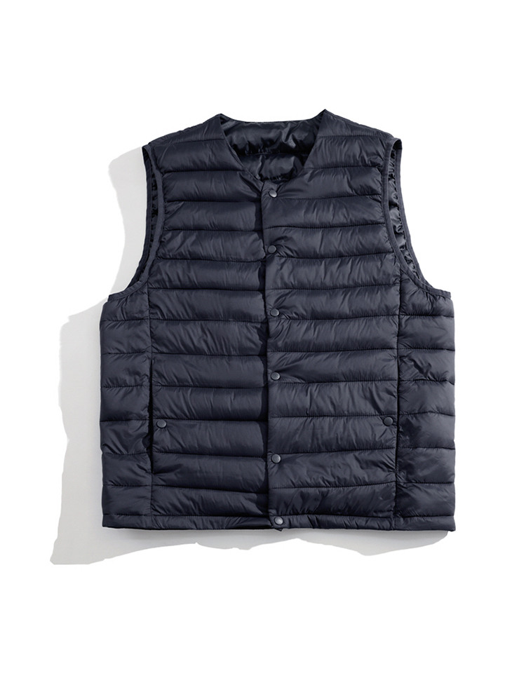 베이직 UV넥 변형 경량조끼 WCVM583 WSP1509