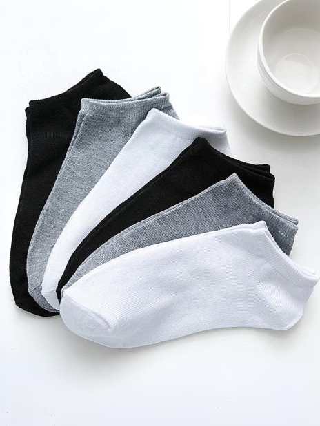 10켤레 남성 발목 밴딩 무지 발목 양말