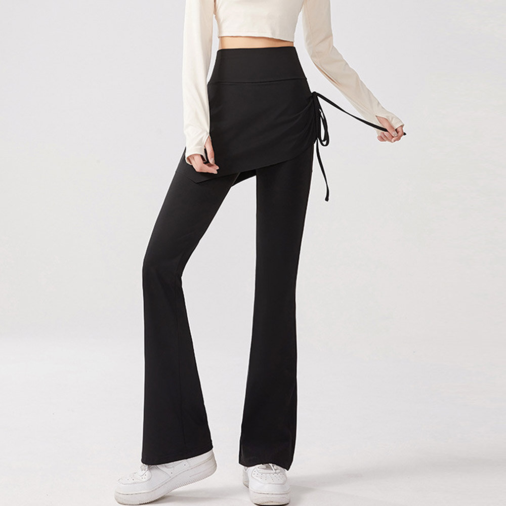 랩 스커트 일체형 부츠컷 레깅스