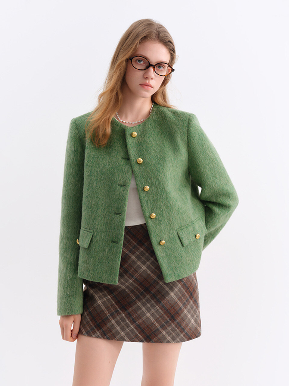 WD_Gold button wool jacket