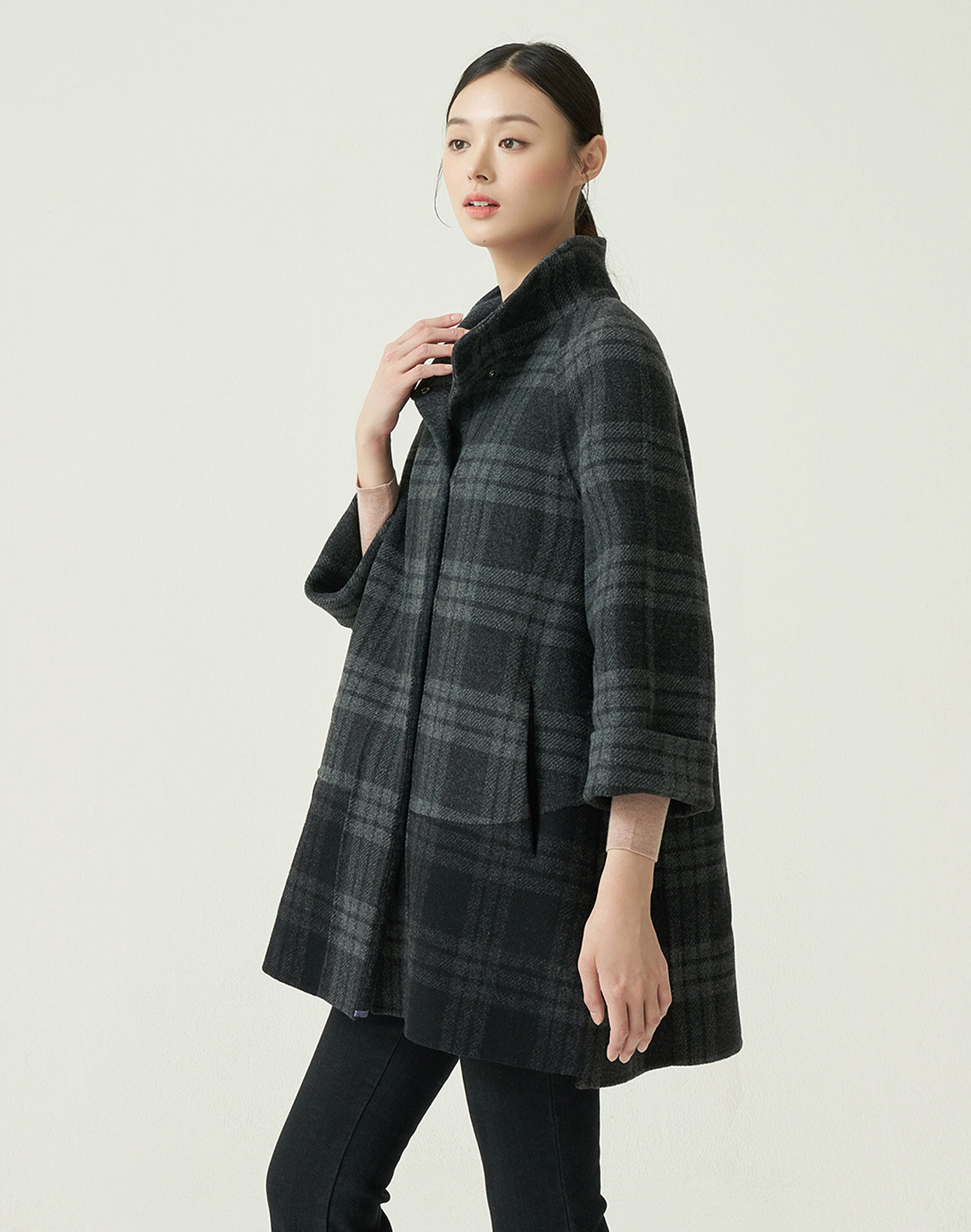 A라인 핸드메이드 코트_VOCEAXWA231