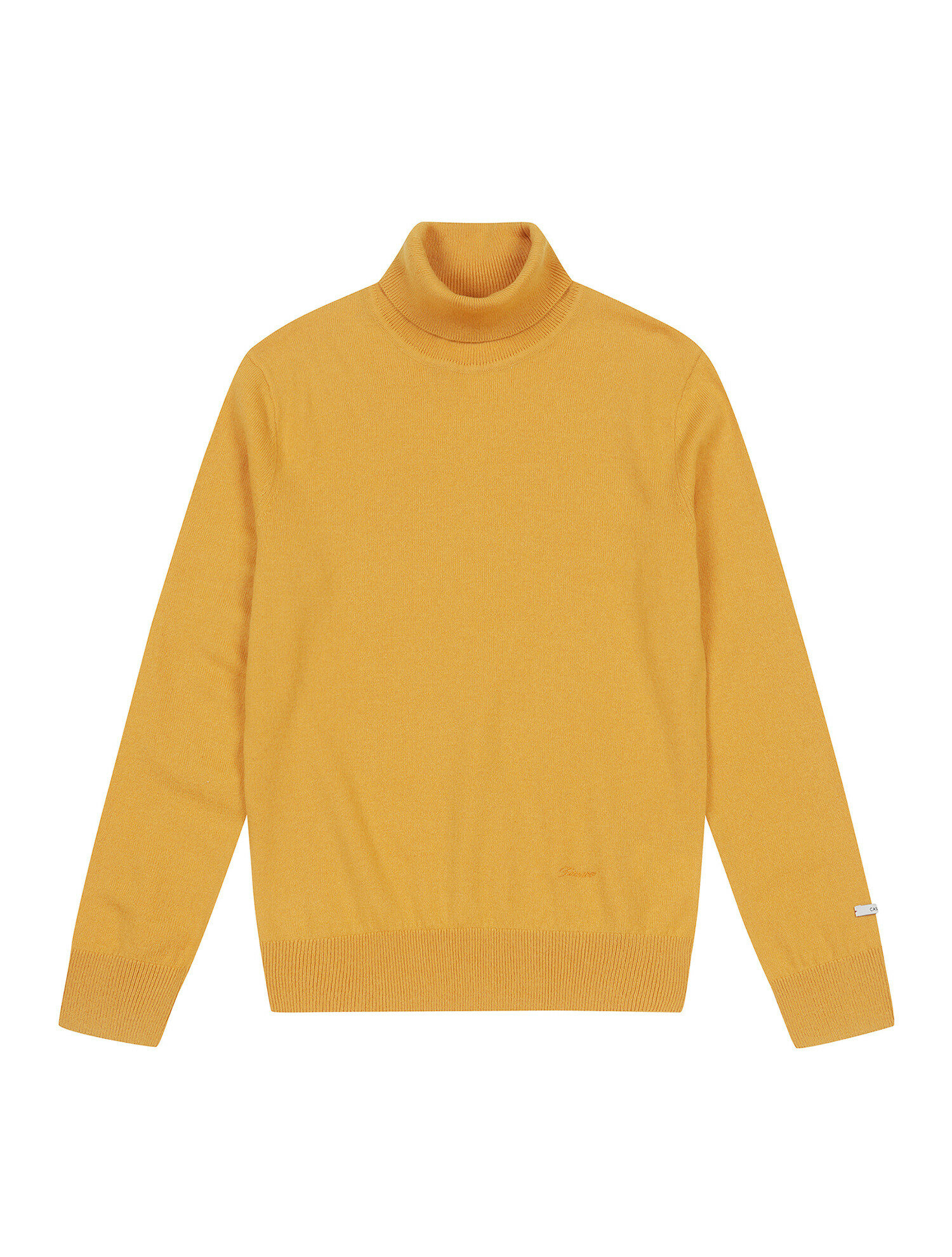 남성 캐시혼방 롱터틀 스웨터 옐로우 (A0C240463)