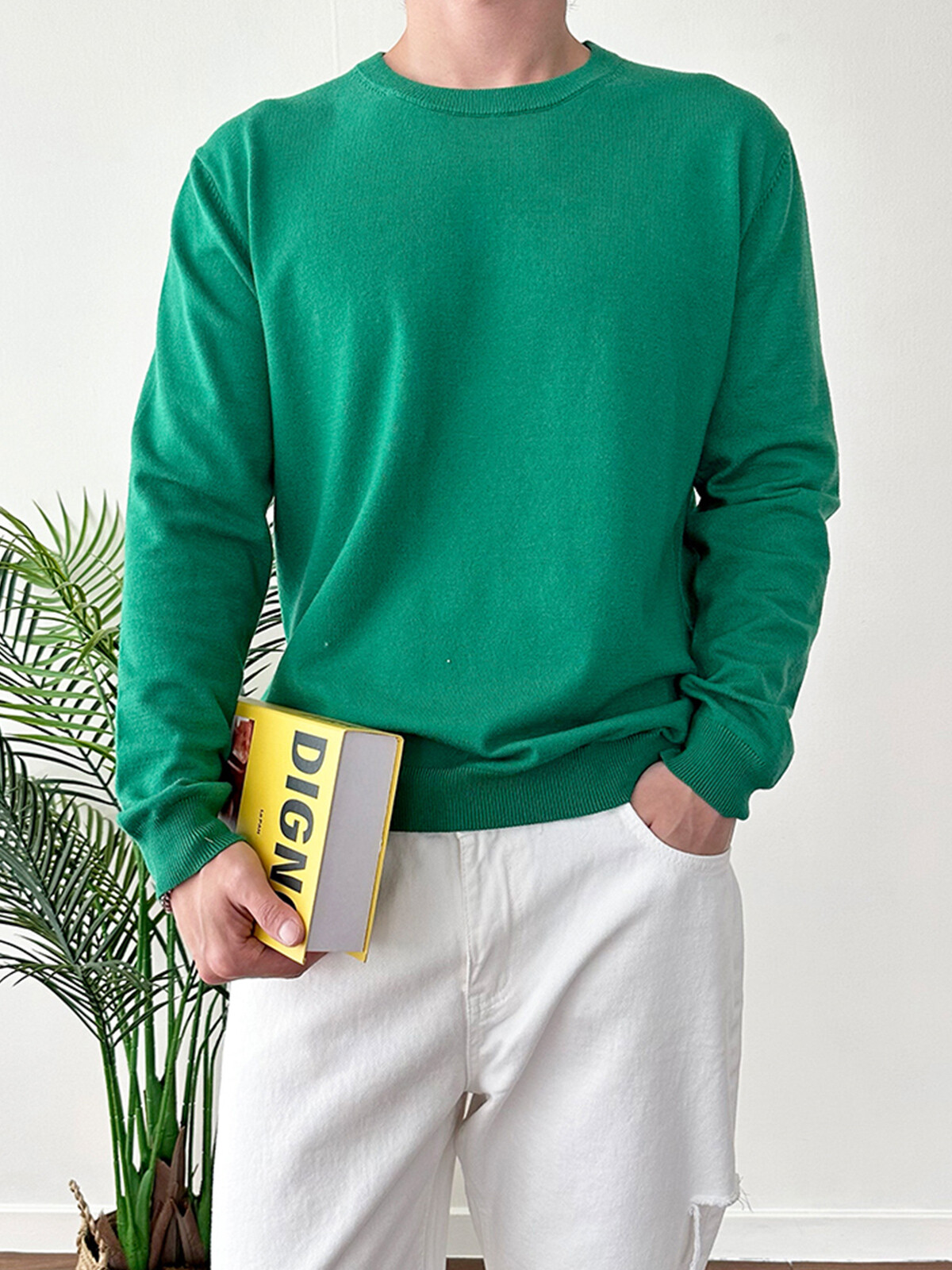 비비오 얇은 니트