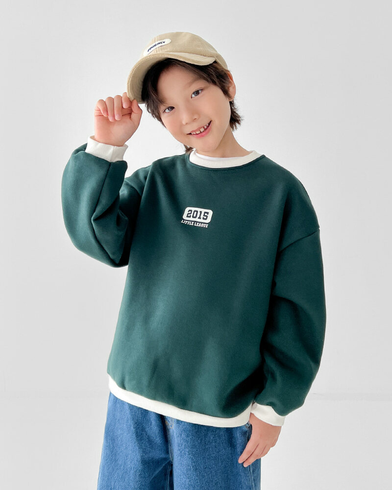 B.리틀링거맨투맨_딥그린[티셔츠BFJA459C]