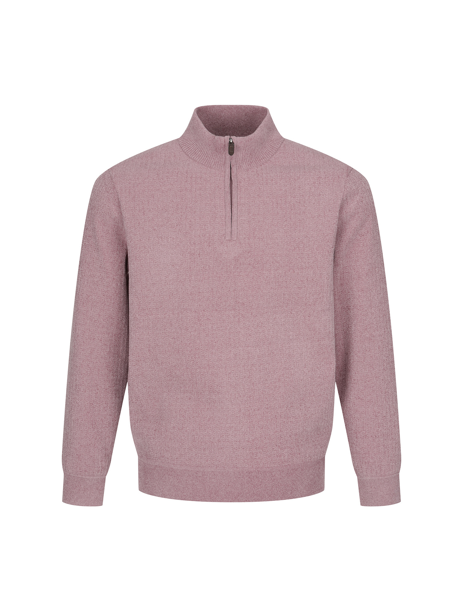 셔닐 반짚업 니트 핑크 (AM0FTSE45173)