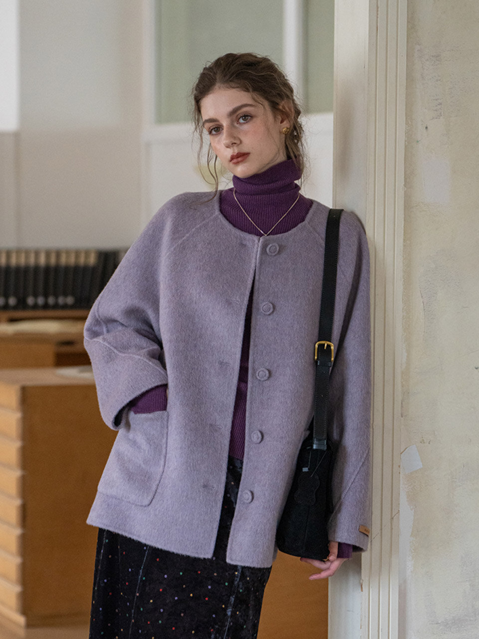 DA_Sense reversible tweed jacket