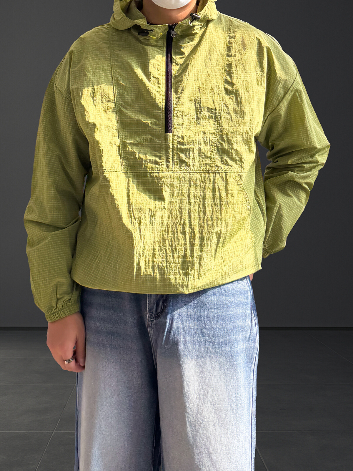 반집업 후드 아노락 (4color)