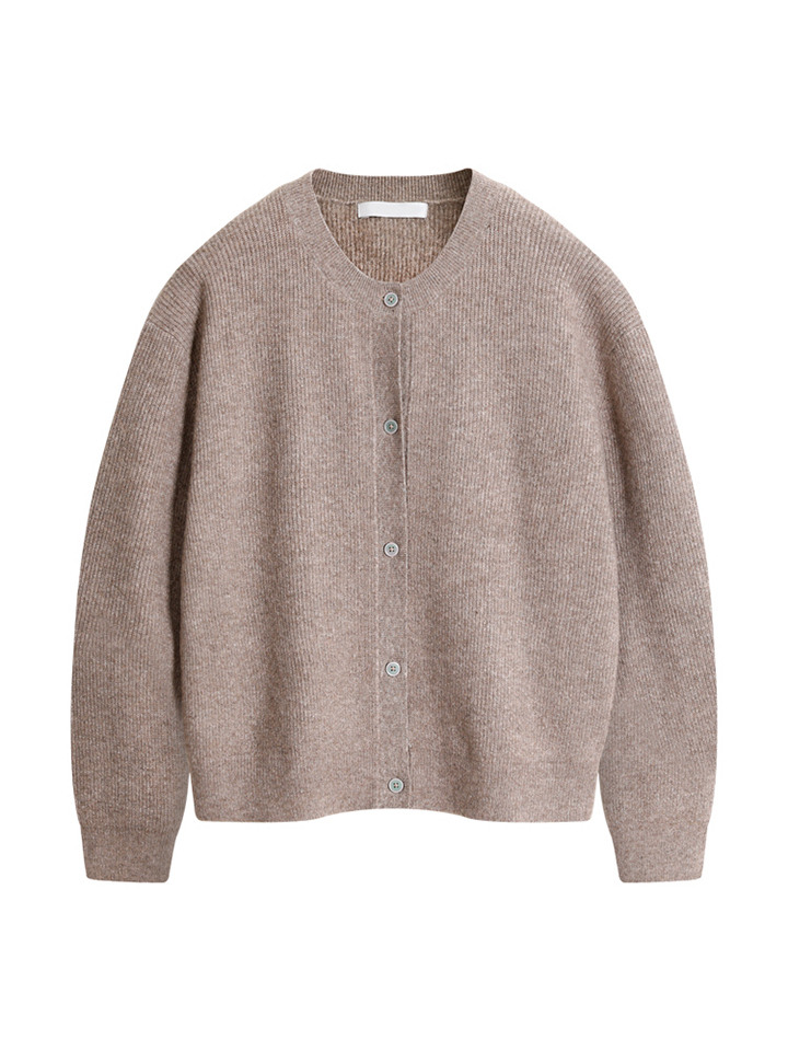 에센셜 니트 크롭 가디건 HA-1048 THE1031