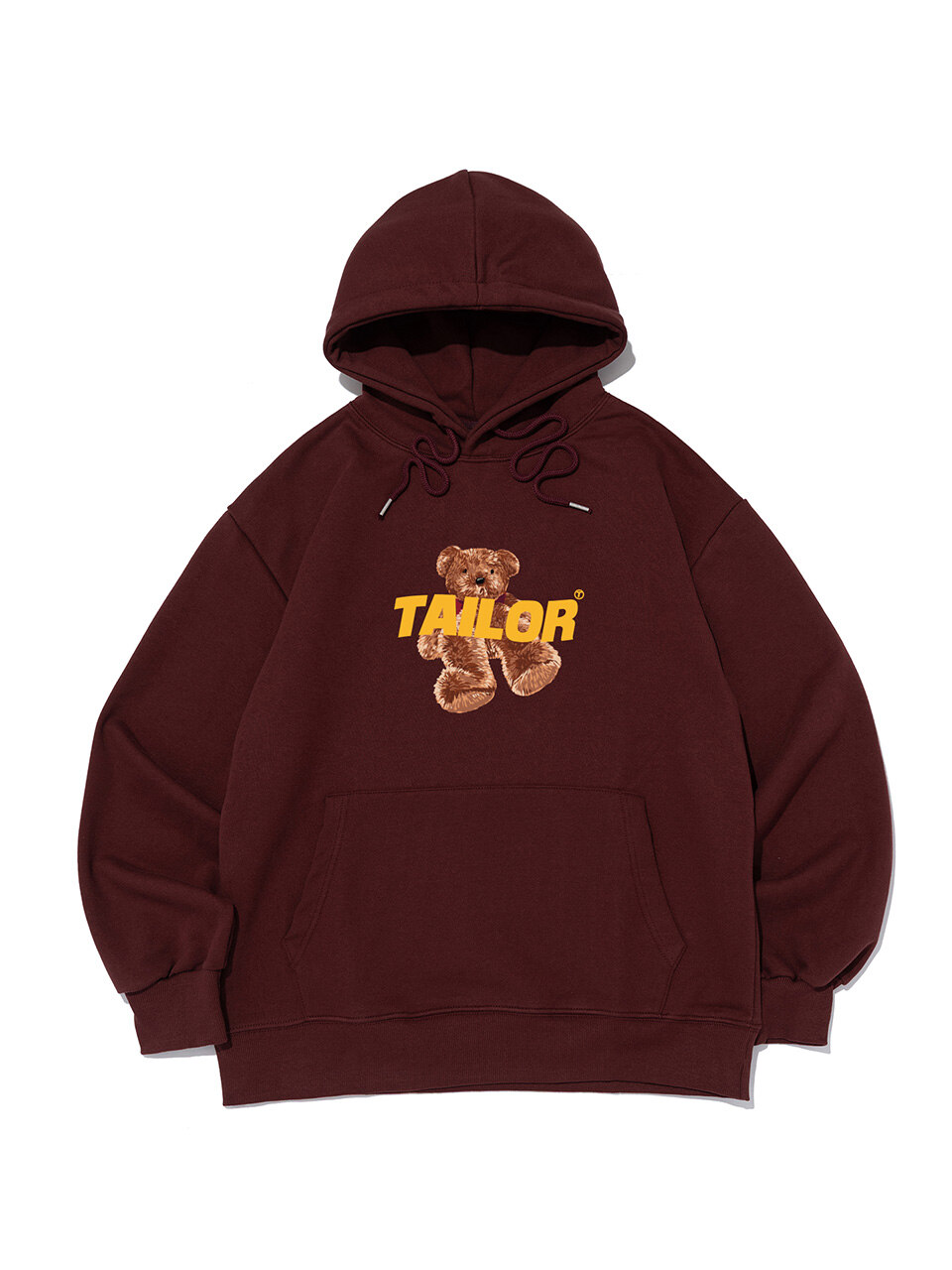 [기모/NO기모] TB 그래픽 후드 (와인)