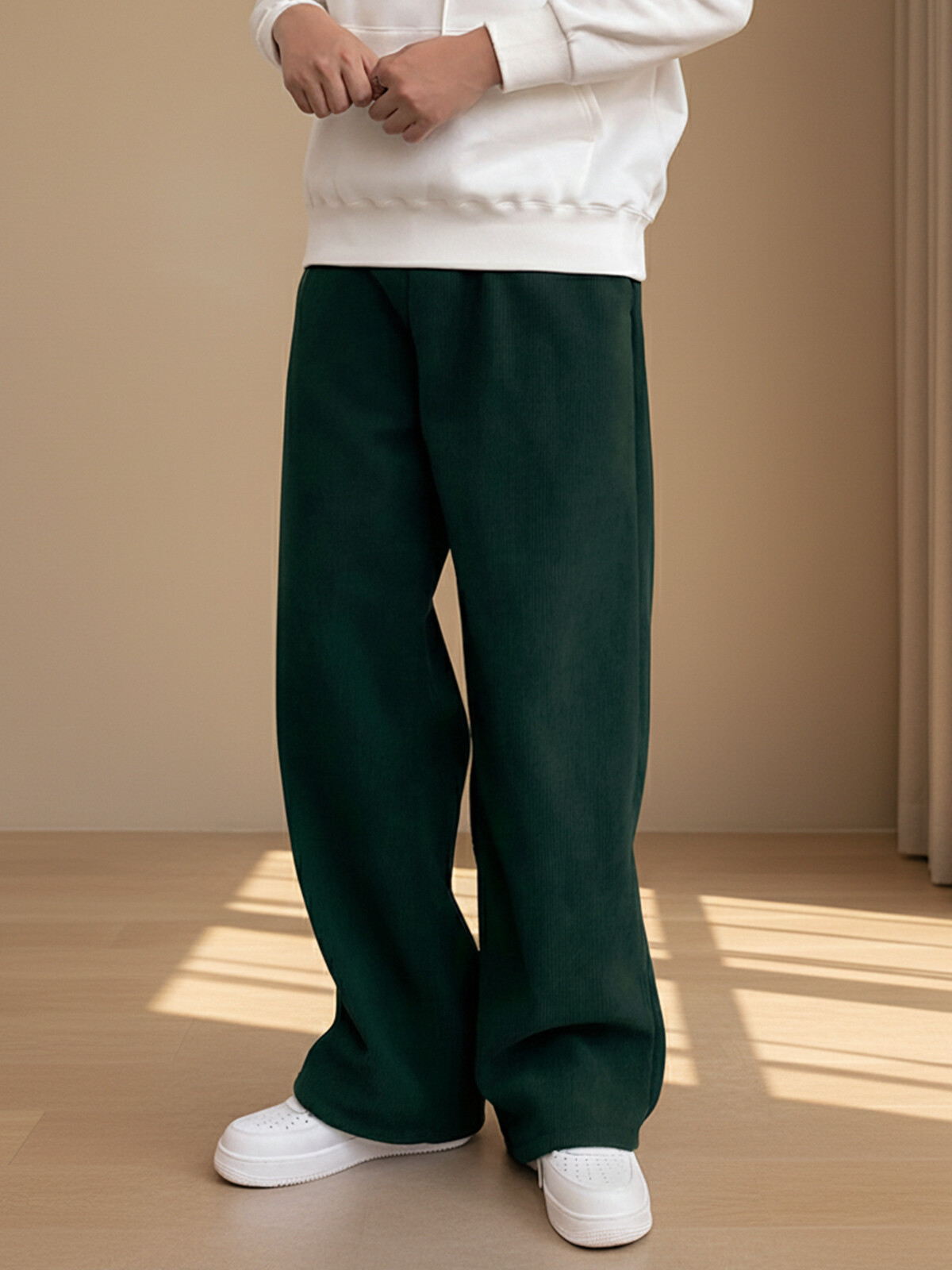 [2PACK] 코듀로이 밴딩 양털 스웻팬츠 6color