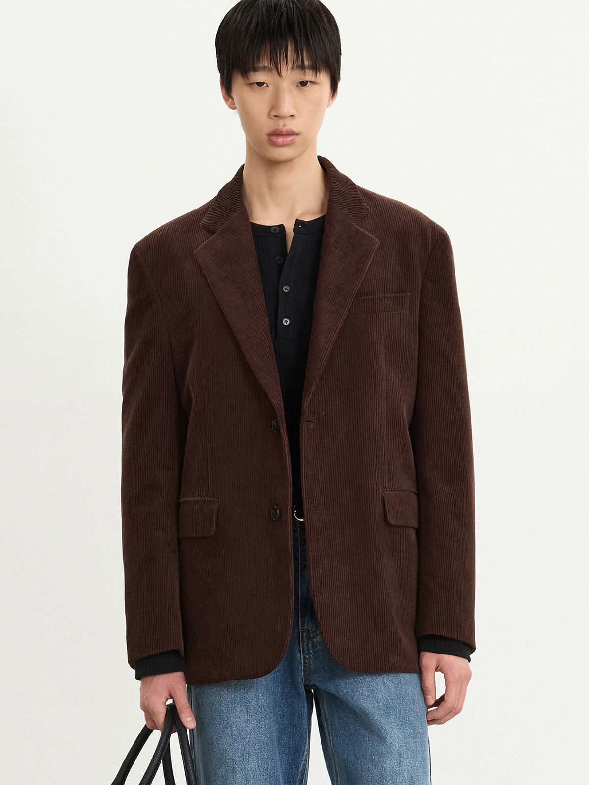 Corduroy Jacket (Brown) TNJA5F104W2