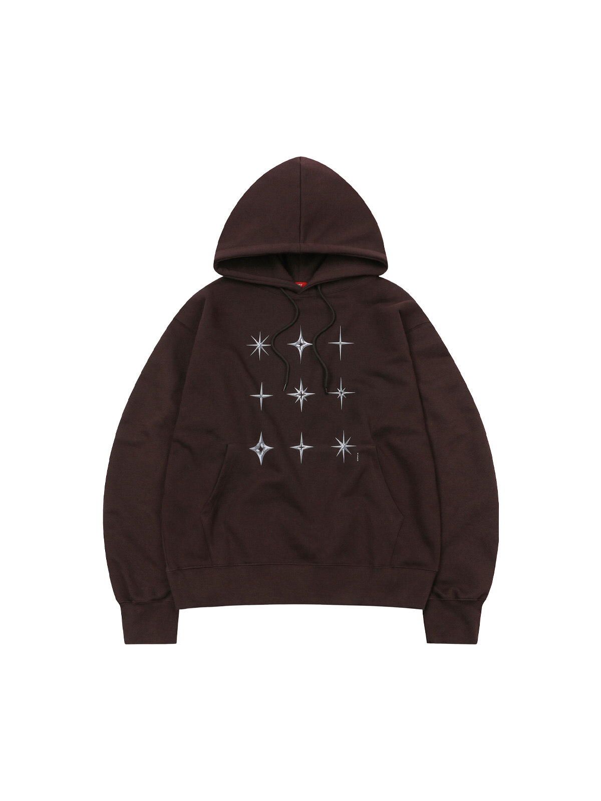 Chrome Star Hoodie Brown