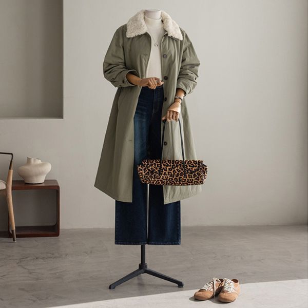 A. 마리벨 카라 롱패딩[패딩D0926I03] 빅사이즈