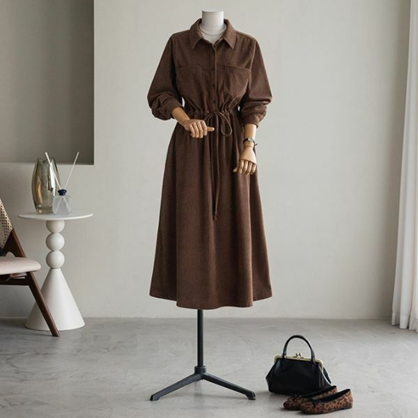 A. 위즈 코듀로이 원피스[드레스D1028I01] 빅사이즈