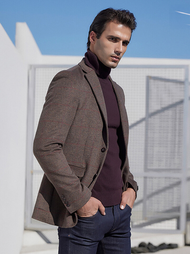 울 캐시미어 퀼티드 트리밍 자켓 2종 택1