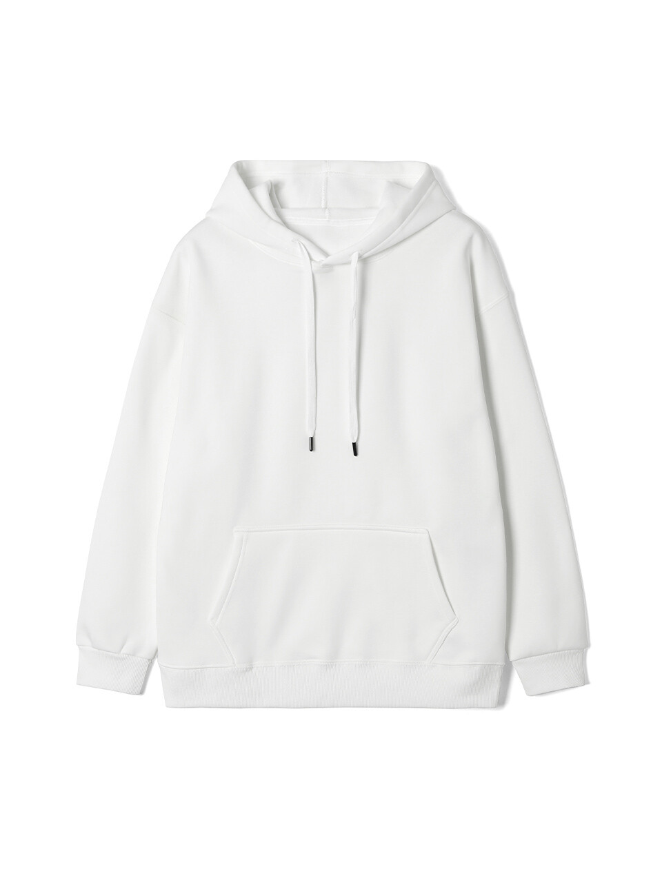 남성 베이직 무지 기모 후디 (WHITE) (HBBLTA2)