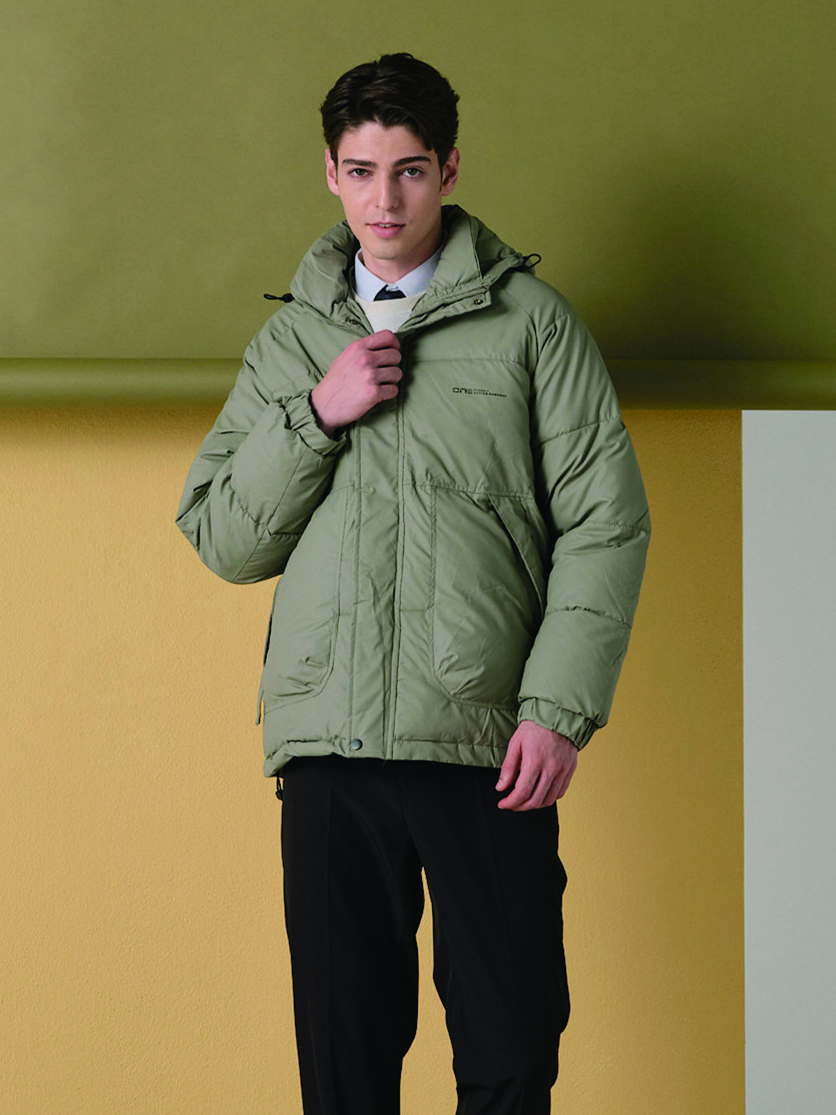 남성 히트 패딩 점퍼 1종 25w