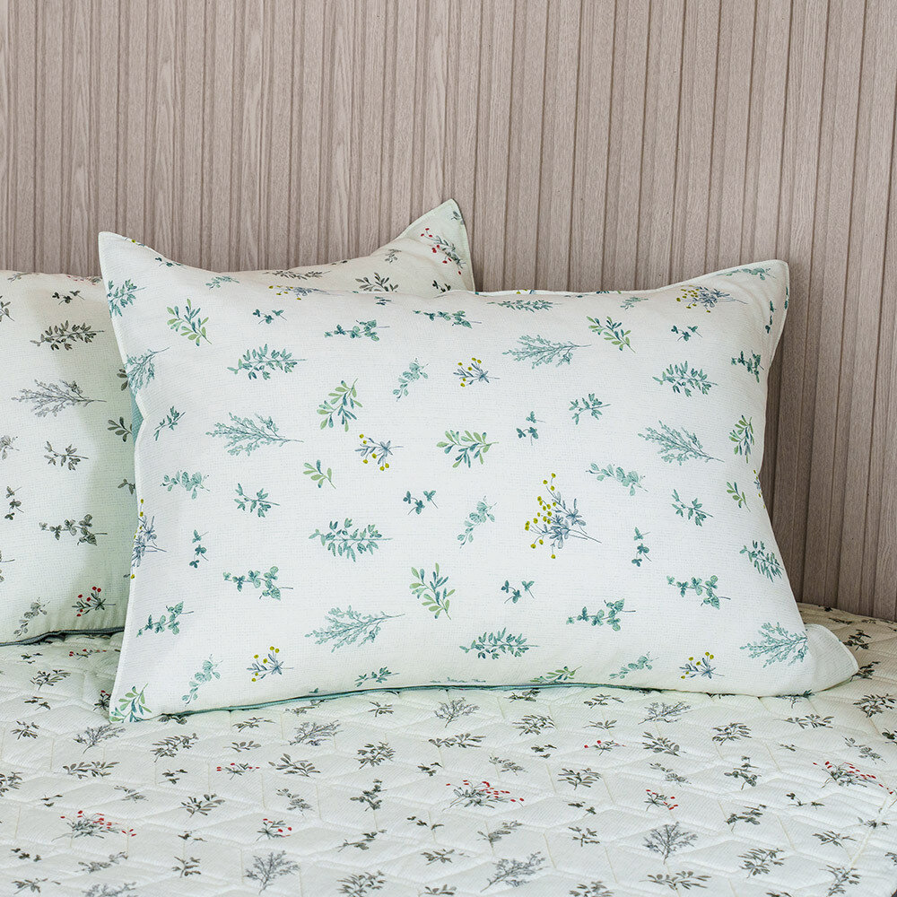 shininghome 더블리 리프메들리 모달 베개커버 50x70| 굿 셀렉션, 굿 서비스 굿웨어몰